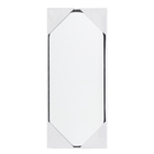 Espelho Decorativo Cápsula Preto 71x30cm