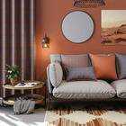 Espelho Decorativo Circle Preto 50x50cm Inspire