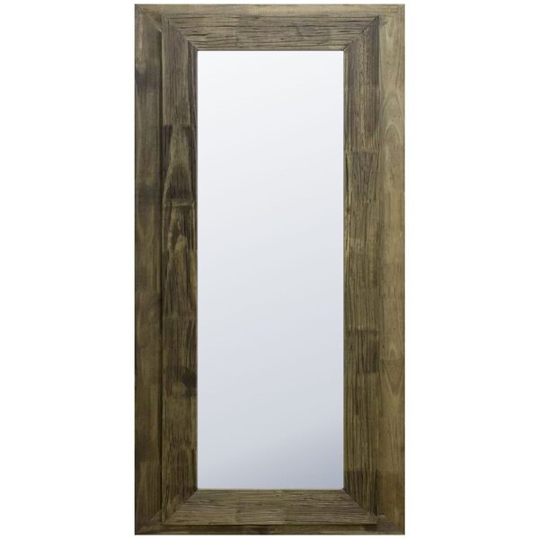Espelho Decorativo Com Dupla Moldura Rústica 142cm X 232cm De