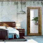 Espelho Decorativo Com Dupla Moldura Rústica 92cm X 102cm Dec