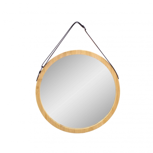 Espelho Decorativo Com Moldura Em Madeira 35 Cm - D'rossi