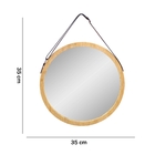 Espelho Decorativo Com Moldura Em Madeira 35 Cm - D'rossi