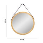 Espelho Decorativo Com Moldura Em Madeira 35 Cm - D'rossi