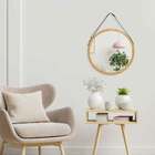 Espelho Decorativo Com Moldura Em Madeira 40 Cm - D'rossi