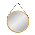 Espelho Decorativo Com Moldura Em Madeira 40 Cm M02 - D'rossi