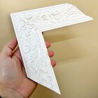 Espelho Decorativo Com Moldura Gravada 106x56cm Decore Pronto