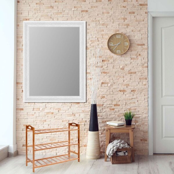 Espelho Decorativo Com Moldura Gravada 106x56cm Decore Pronto