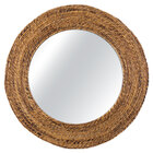 Espelho Decorativo Corda Bananeira 40 Cm Redondo