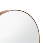 Espelho Decorativo Curvado com Moldura Cobre 95x60cm