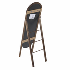 Espelho Decorativo Curvado Hub Natural Marrom 140x40cm Arte Própria