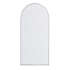 Espelho Decorativo Curvado Michi Portal Cinza 110x50cm Arte Própria