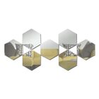 Espelho Decorativo De Acrílico Estilo Colmeia