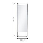 Espelho Decorativo De Chão Curve New 150x40cm In House Decor