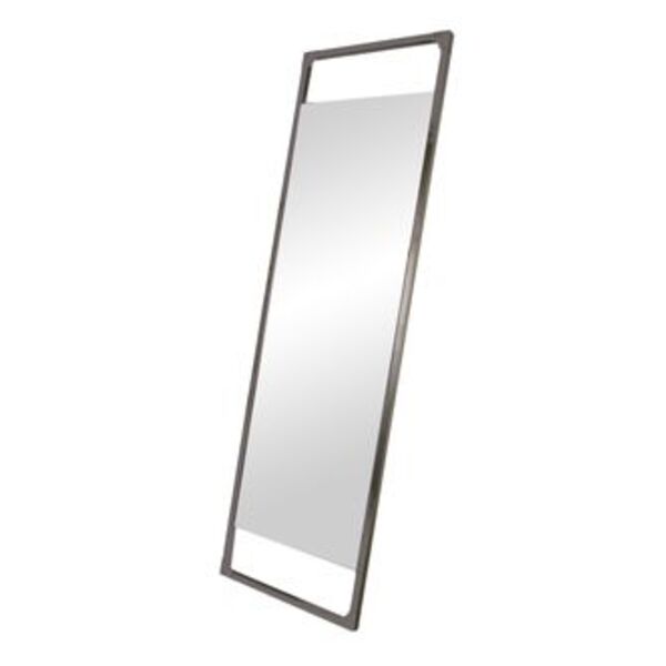 Espelho Decorativo De Chão Retrô Preto 150x40 Cm