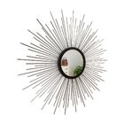 Espelho Decorativo De Parede Redondo Com Moldura Palitada Cel