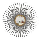 Espelho Decorativo De Parede Redondo Com Moldura Palitada Cin