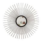 Espelho Decorativo De Parede Redondo Com Moldura Palitada Cin