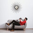 Espelho Decorativo De Parede Redondo Com Moldura Palitada Óri