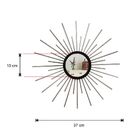 Espelho Decorativo De Parede Redondo Com Moldura Pequeno Mini