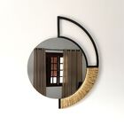 Espelho Decorativo De Parede Redondo Com Moldura Premium Kala