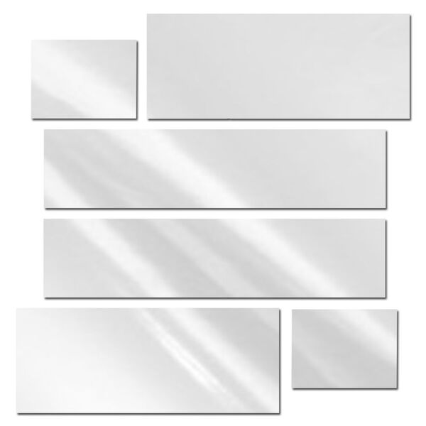 Espelho Decorativo De Vidro Retângulos Personalizável 75 X 75