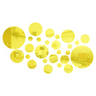 Espelho Decorativo Dourado Bubbles