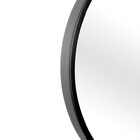 Espelho Decorativo Duplo Preto Alça Corrente 20 Cm E 20 Cm Re