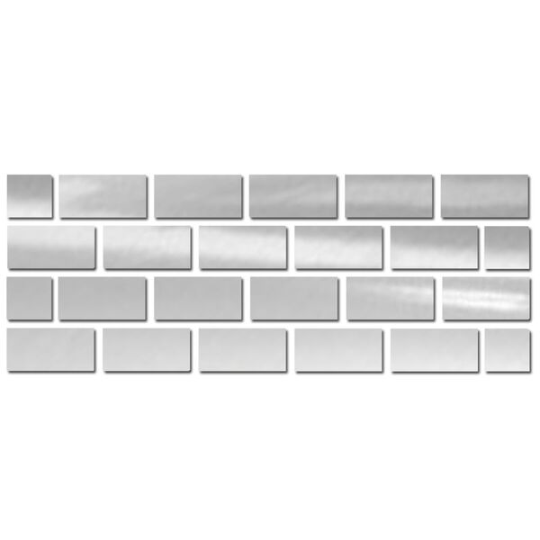 Espelho Decorativo Efeito Tijolinhos  24 Peças