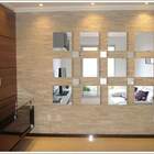 Espelho Decorativo Em Acrílico 18 Quadrados Personalizável