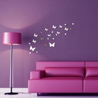 Espelho Decorativo Em Acrílico - Borboletas E Círculos - Epp-