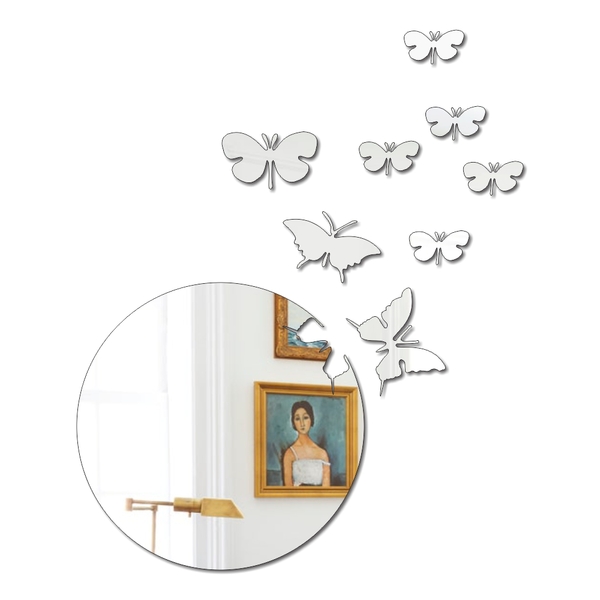 Espelho Decorativo Em Acrílico - Círculo - Epp-046