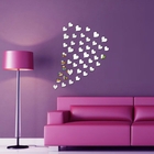 Espelho Decorativo Em Acrílico - Corações - Epp-018