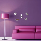 Espelho Decorativo Em Acrílico - Passaros - Epp-076