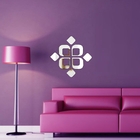 Espelho Decorativo Em Acrílico - Quadrados Vazados - Epp-050