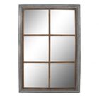 Espelho Decorativo Em Formato De Janela 89cm X 128 5cm X 4cm