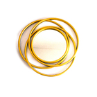 Espelho Decorativo Espiral Dourado 0,18x50cm