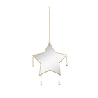 Espelho Decorativo Estrela Dourado 20x20cm