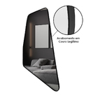 Espelho Decorativo Geométrico 104cm C/suporte Caramelo