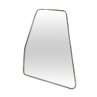 Espelho Decorativo Geométrico 104cm C/suporte Preto