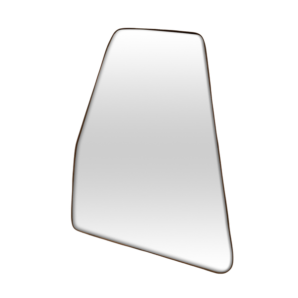 Espelho Decorativo Geométrico 104cm C/suporte Preto