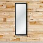 Espelho Decorativo Glam 135x55 Arabesco Preto