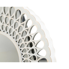 Espelho Decorativo Gota Circular Cinza 0,18x40cm