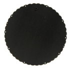 Espelho Decorativo Gota Circular Cinza 0,18x40cm