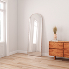 Espelho Decorativo Grande Curvado 180x55cm Dourado Com Moldura May517 Mayuri