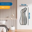 Espelho Decorativo Grande Modelo Curva 70cm X 160cm De Parede