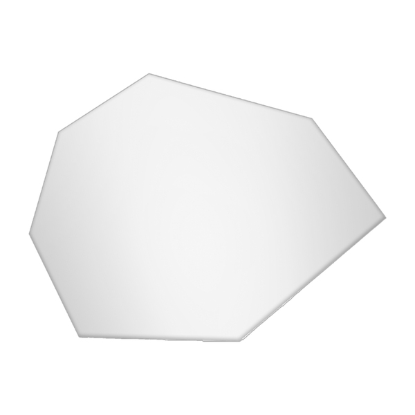 Espelho Decorativo Hexagonal Elegance Orgânico  105x72cm Arte Própria