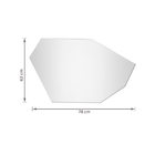 Espelho Decorativo Hexagonal Elegance Orgânico  62x78cm Arte Própria