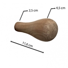 Espelho Decorativo Hole Alça Sisal Blue 40x40 Cm