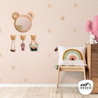 Espelho Decorativo Infantil 43x44cm Pinus Urso