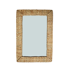 Foto de Espelho Retangular 54x78cm Bege Jacinte Inspire